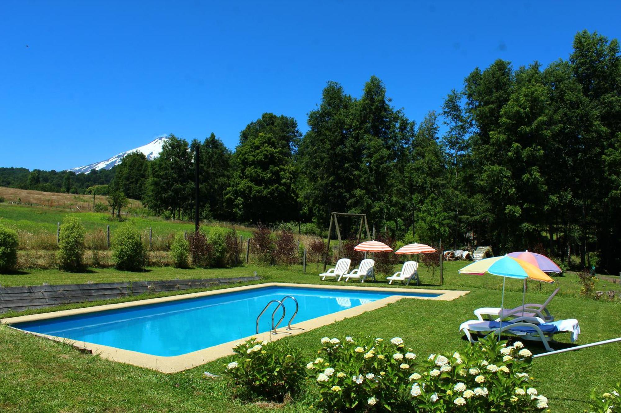 Cabanas Am Berg Pucón Esterno foto